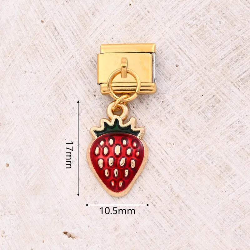 Charm Italiano Fresa Acero Inoxidable