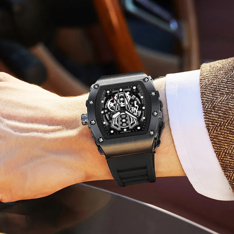 Reloj Negro Cuarzo Hebilla