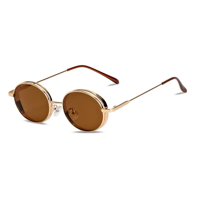 Gafas Ovaladas Marco Dorado