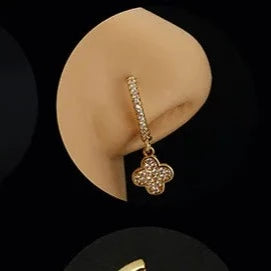 Arracada Manzana Trebol