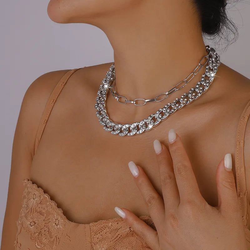 Set Collares Cadena Cubana Ligero