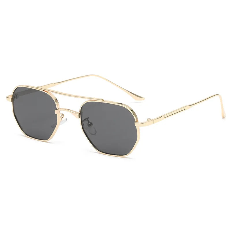 Gafas Gris Marco Dorado