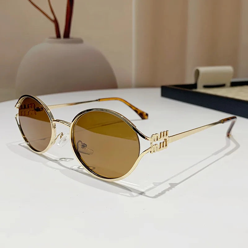 Gafas Café Marco Ovalado Dorado