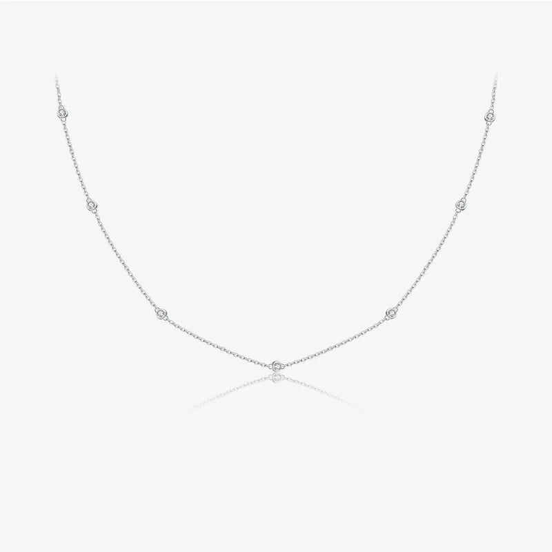 Collar Delicado Plata De Ley 925