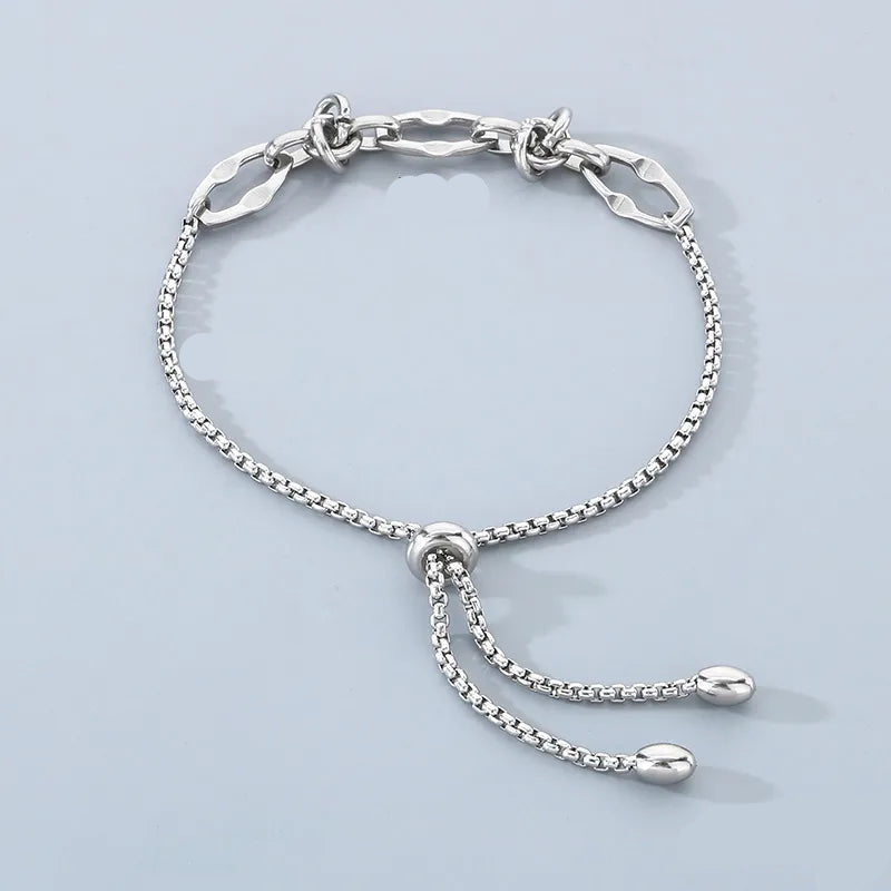 Pulsera Cadena Deslizante Acero Inoxidable