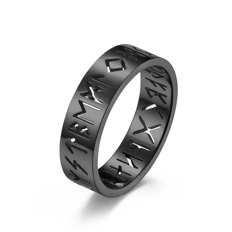 Anillo Letras Negro