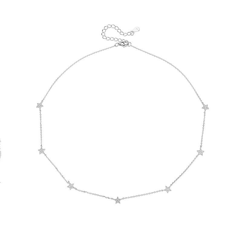 Collar Estrellas Plata 925