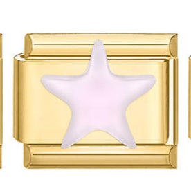 Charm Italiano Estrella Acero Inoxidable