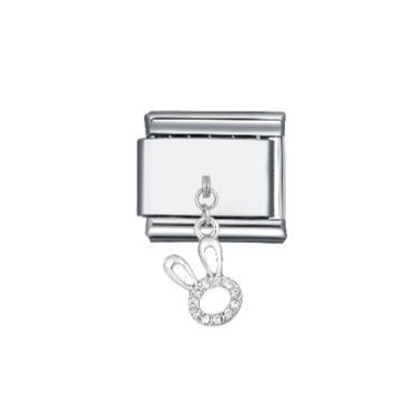 Charm Italiano Conejo Acero Inoxidable