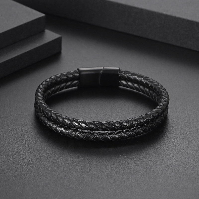 Pulsera Doble Cuero Sintético