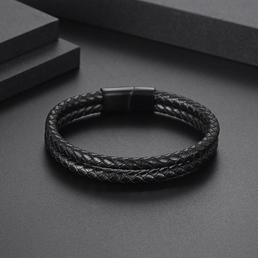 Pulsera Doble Cuero Sintético