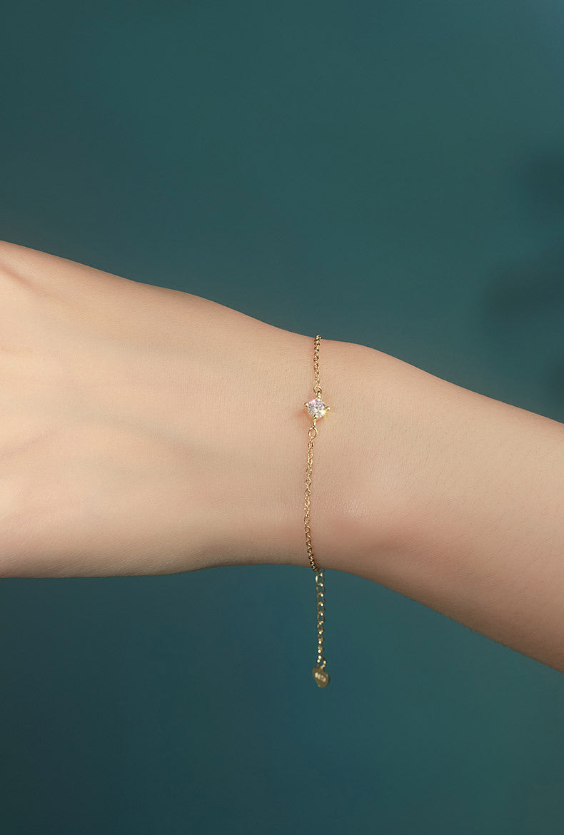 Pulsera Elegante Plata De Ley 925