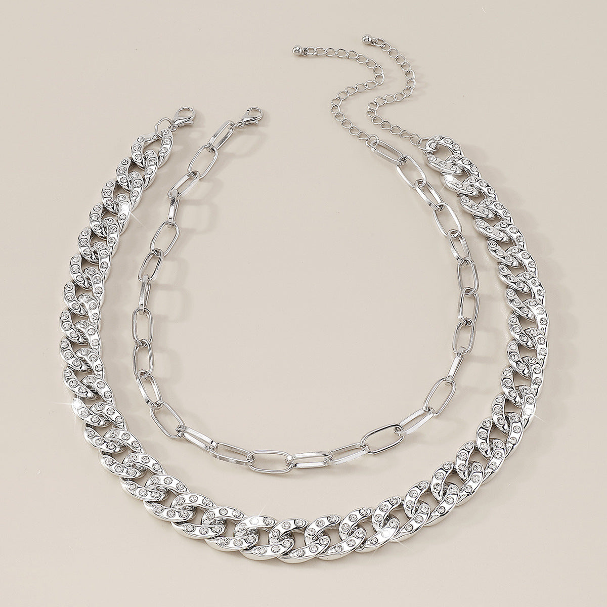 Set Collares Cadena Cubana Ligero