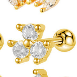 Piercing Dorado Acero Inoxidable