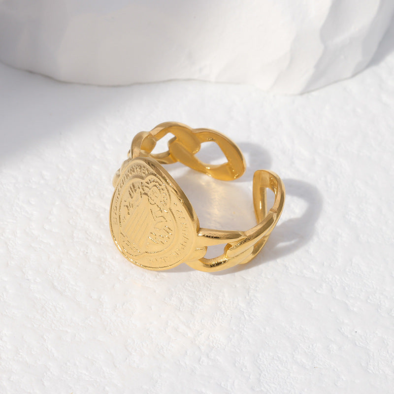 Anillo San Benito Acero Inoxidable