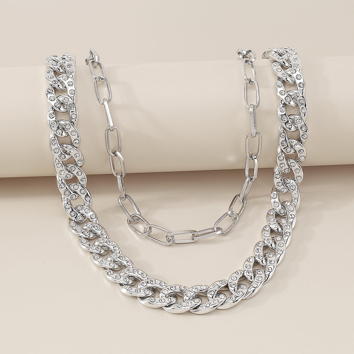 Set Collares Cadena Cubana Ligero