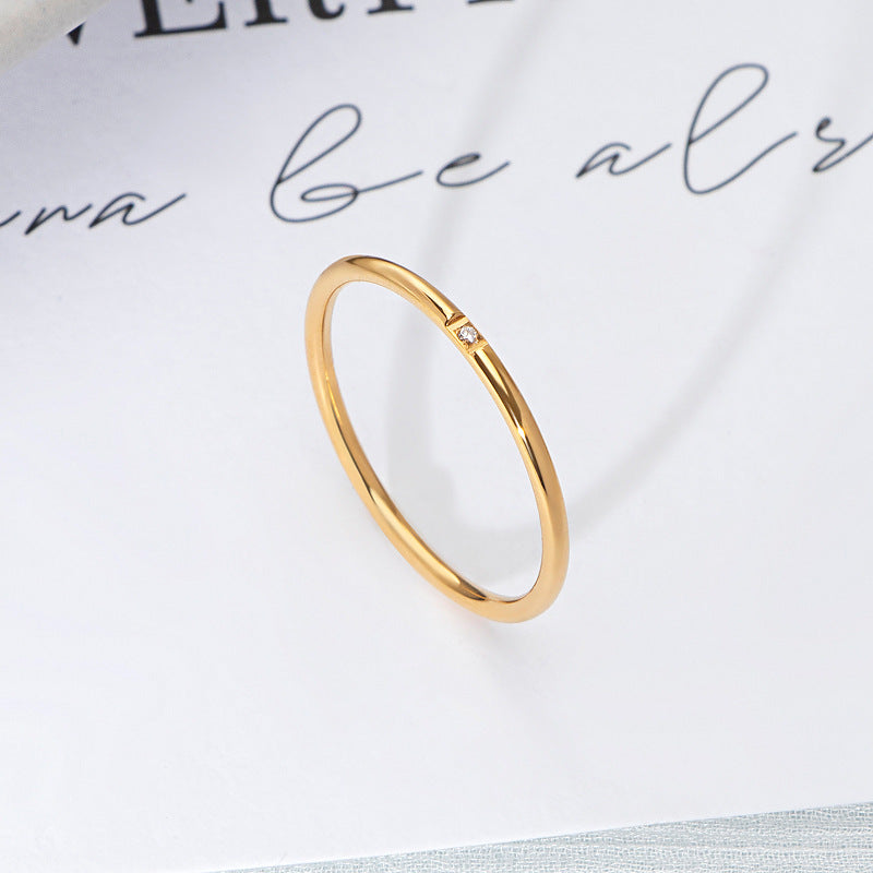 Anillo Delgado Dorado