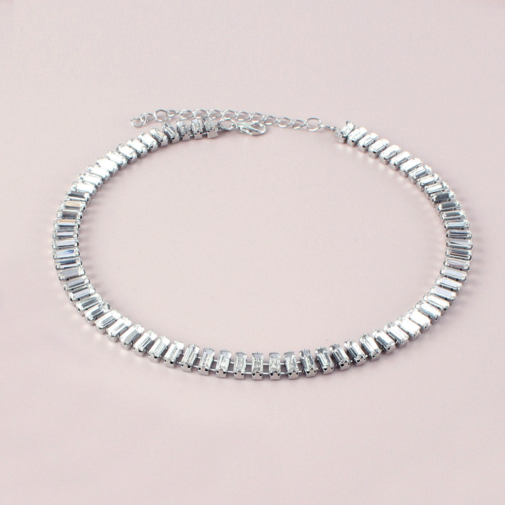 Gargantilla Diamante Imitación