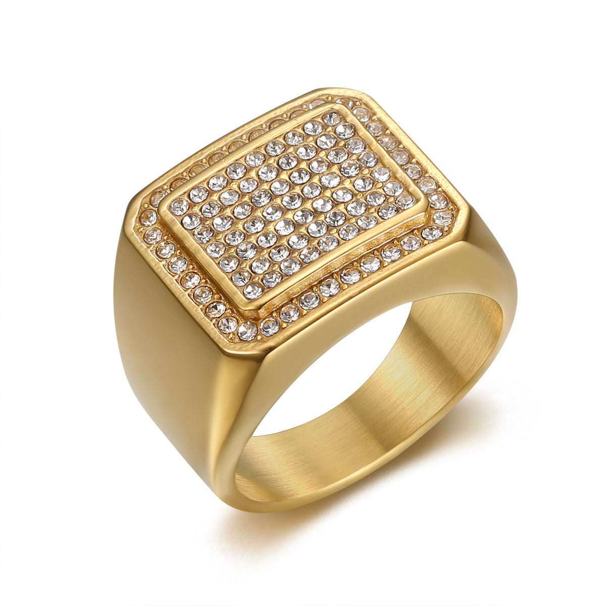 Anillo Hip Hop Cuadrado