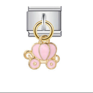 Charm Italiano Carroza Acero Inoxidable