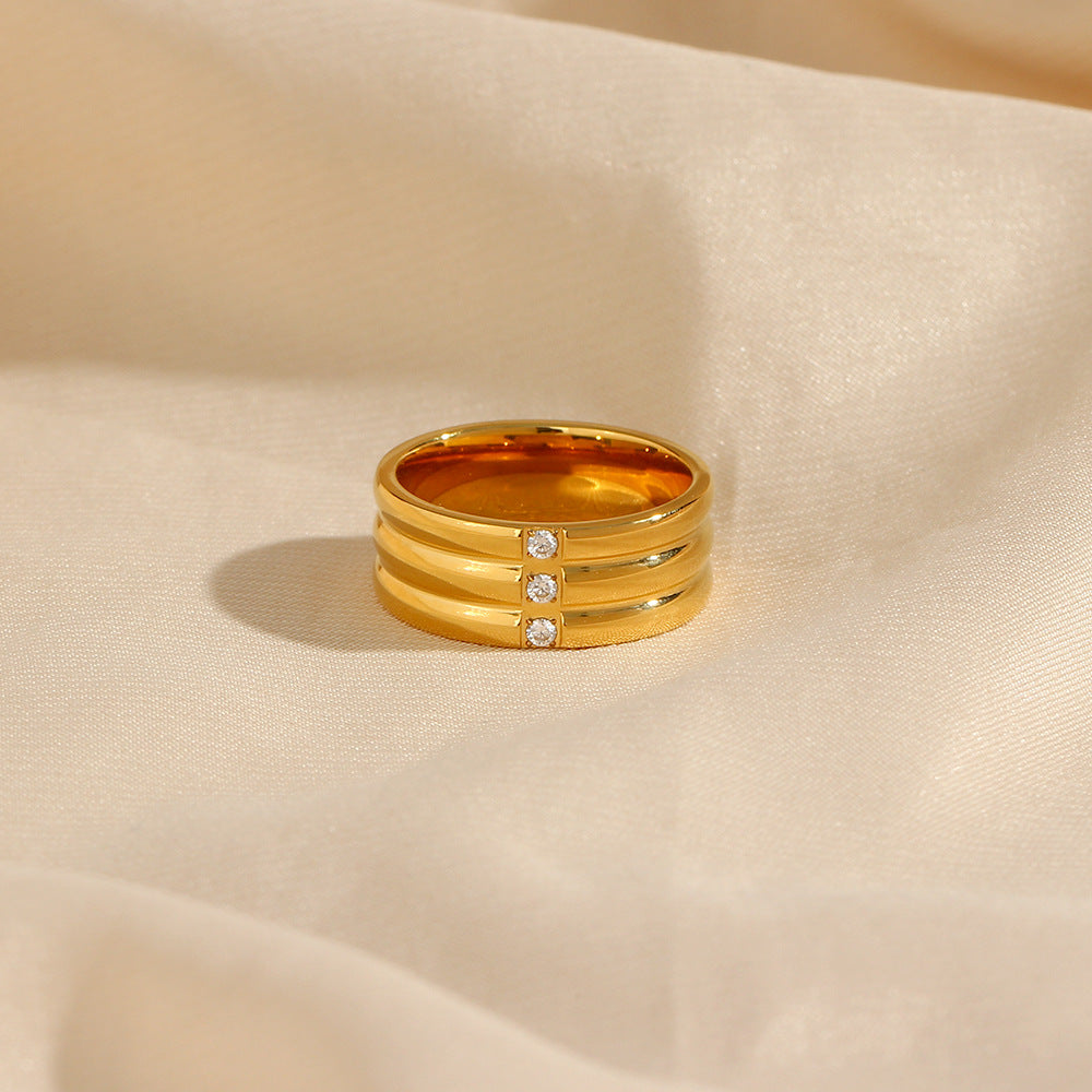 Anillo Retro Acero Inoxidable