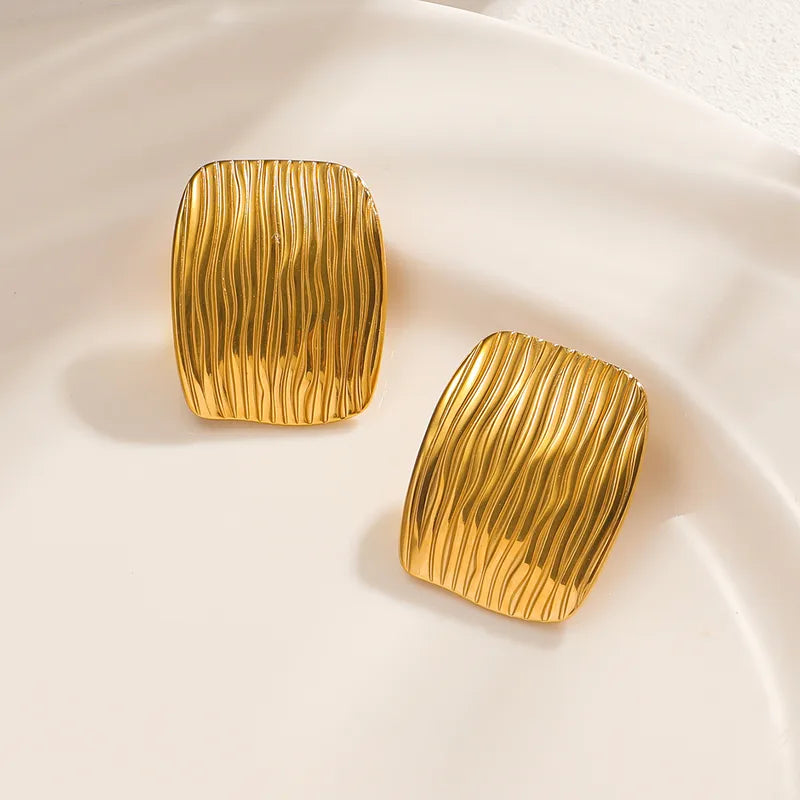 Aretes Rectangular de Clip Acero Inoxidable