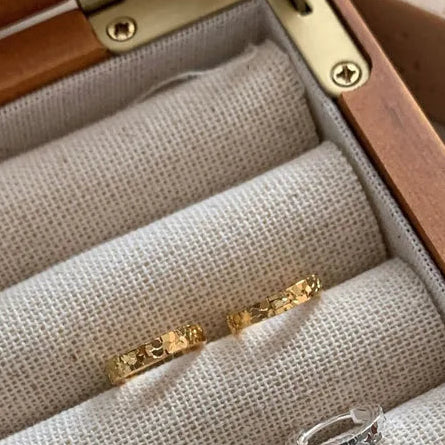 Arracadas Pequeñas Doradas Plata Ley S925