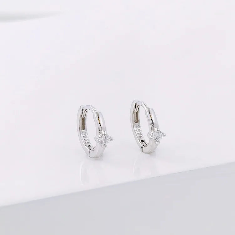 Arracadas Pequeñas Plata Esterlina S925