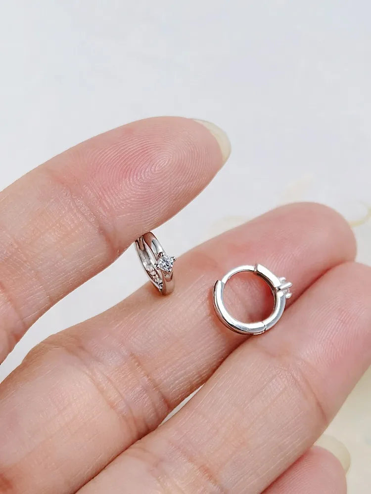 Arracadas Pequeñas Plata Esterlina S925