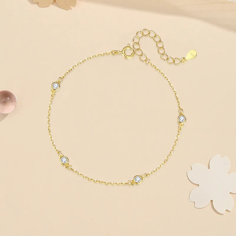 Pulsera Elegante Plata De Ley 925
