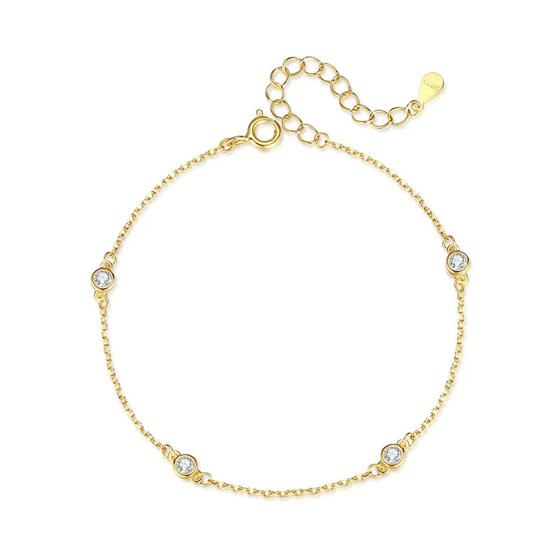 Pulsera Elegante Plata De Ley 925
