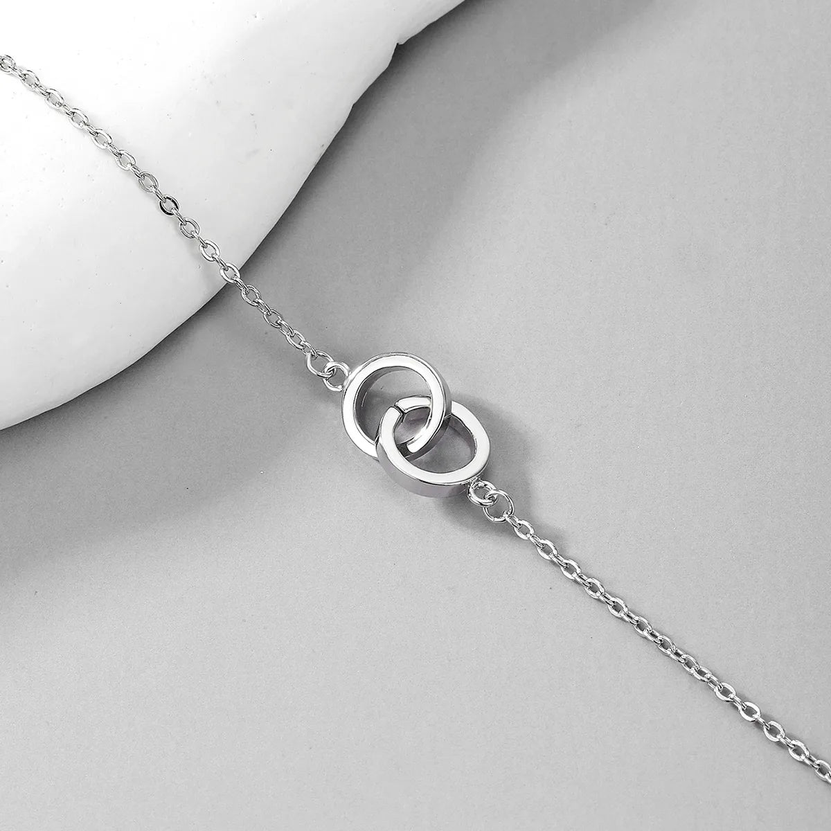 Pulsera Anillos Plata De Ley 925