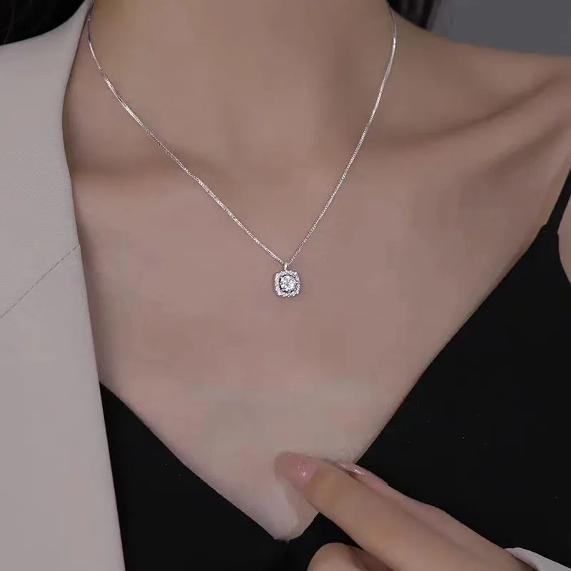 Collar Circón Plata De Ley 925
