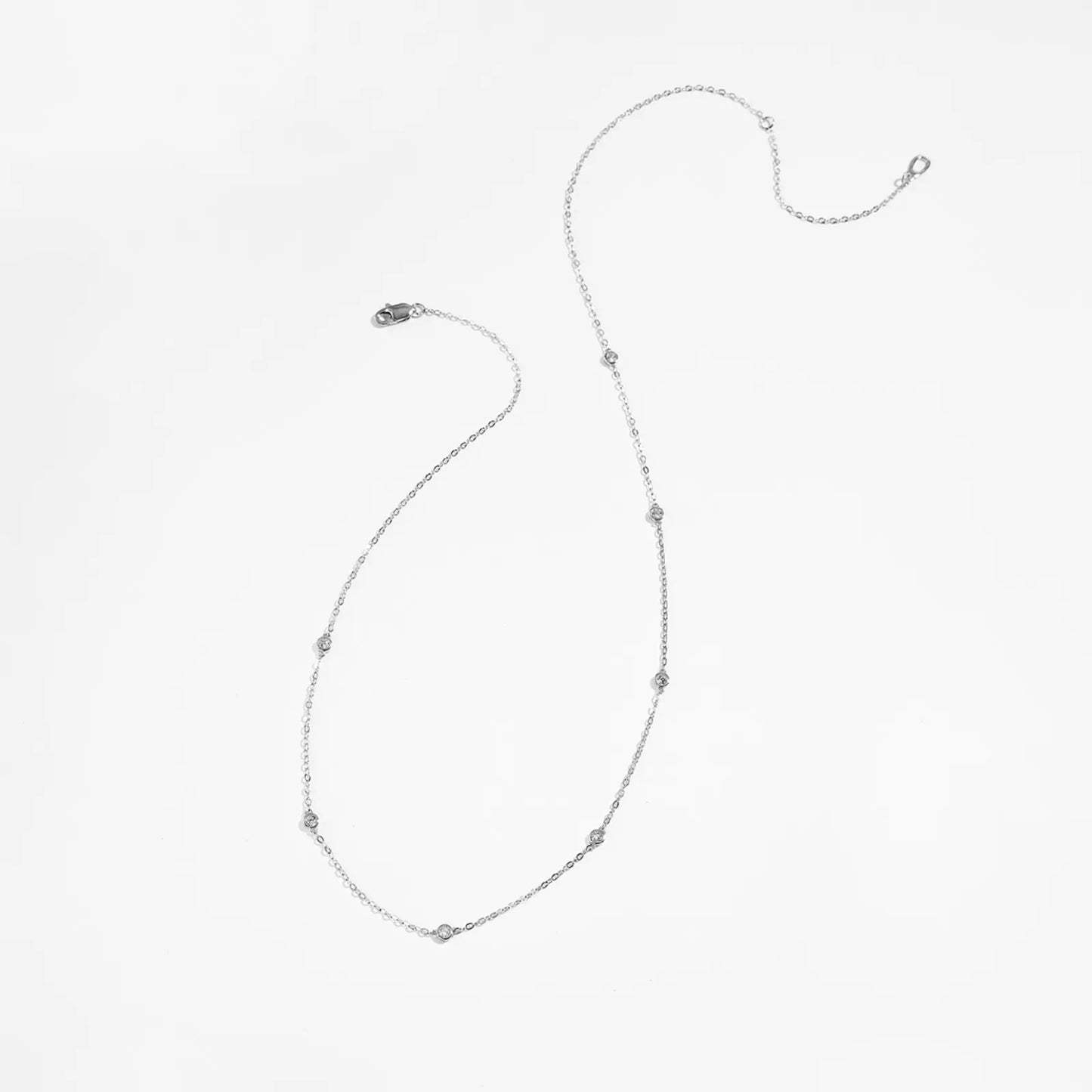 Collar Delicado Plata De Ley 925