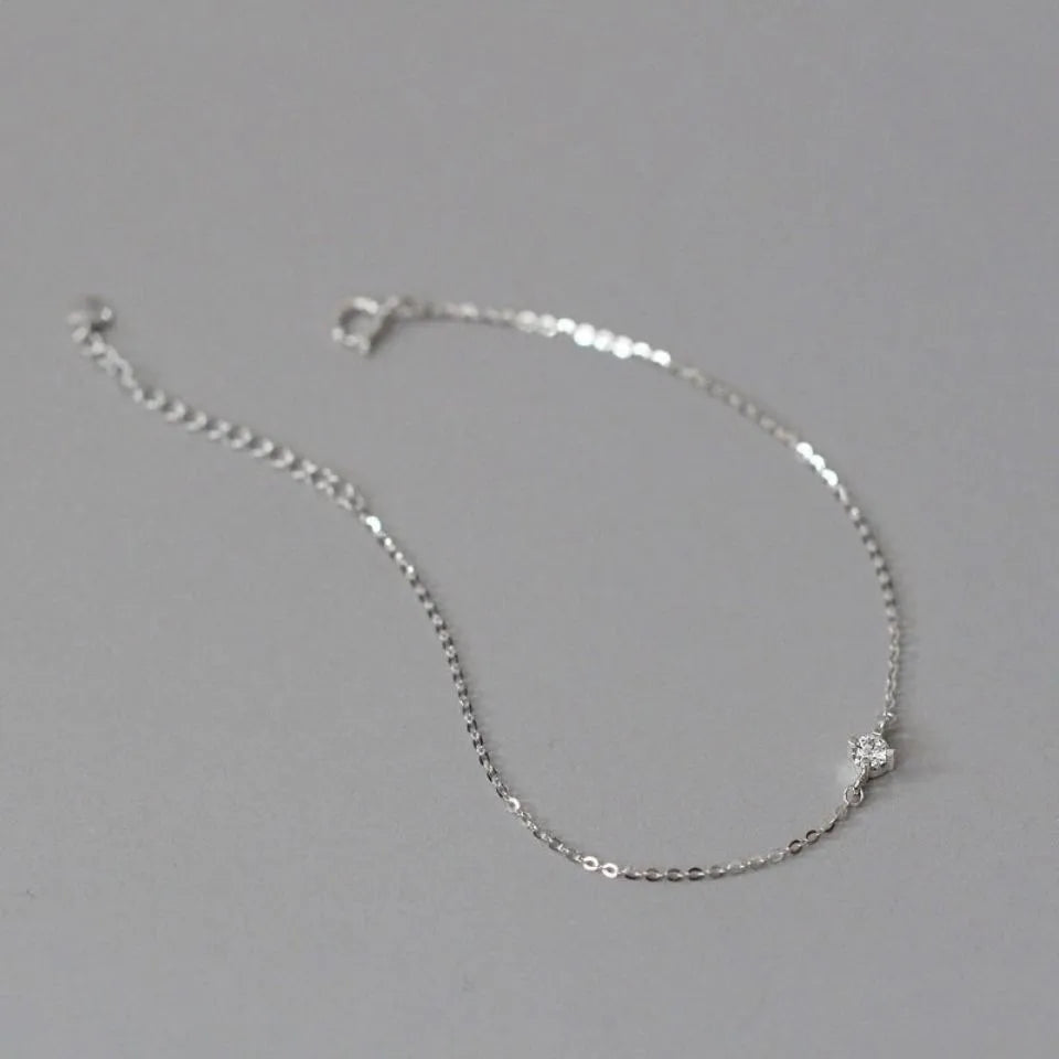 Pulsera Elegante Plata De Ley 925