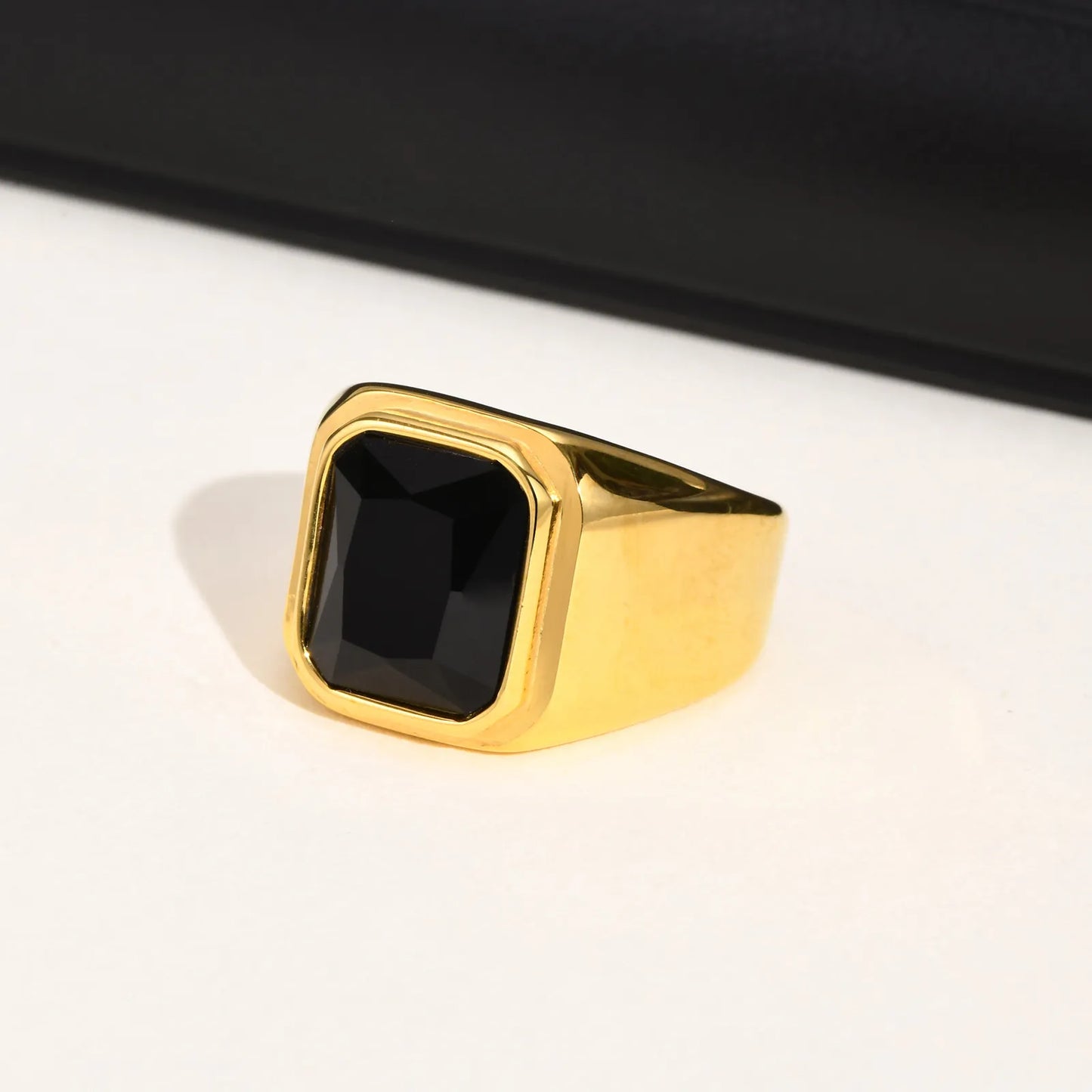 Anillo Punk Cuadrado Acero Inoxidable