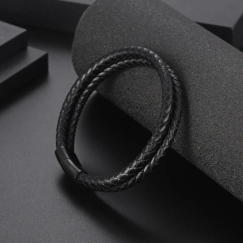Pulsera Doble Cuero Sintético