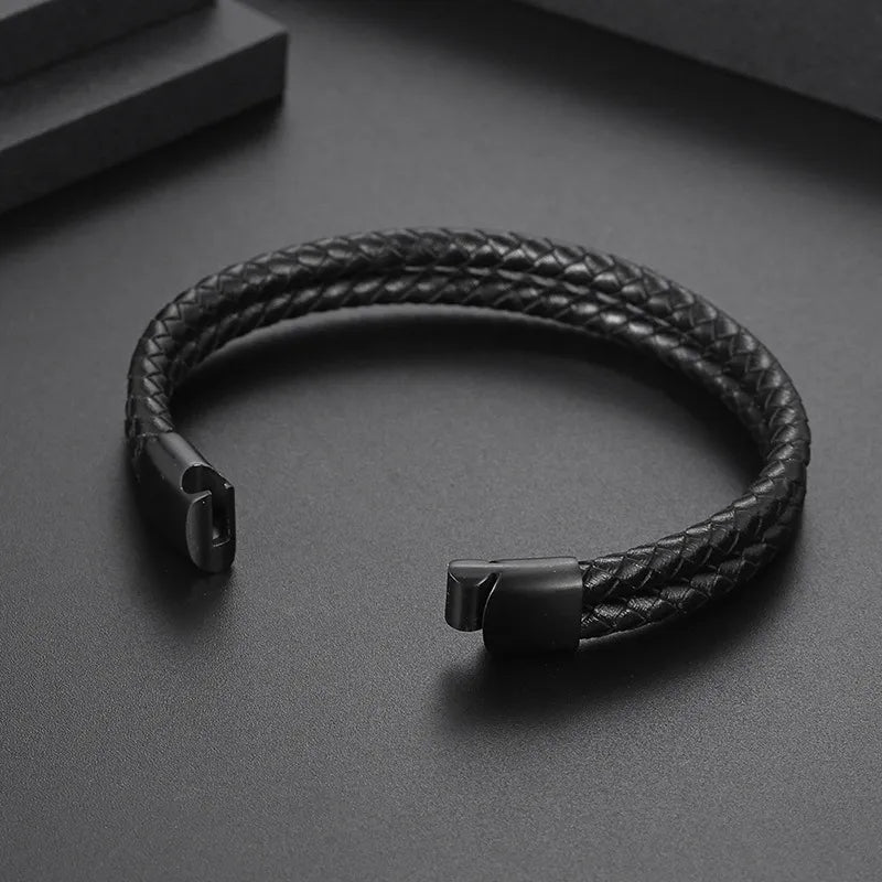 Pulsera Doble Cuero Sintético