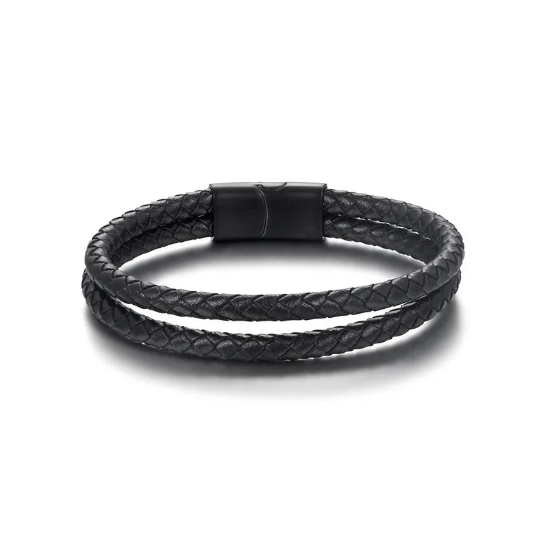Pulsera Doble Cuero Sintético