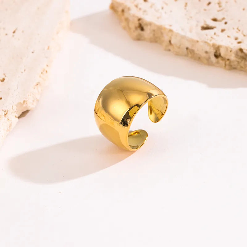 Anillo Retro Abierto Acero Inoxidable