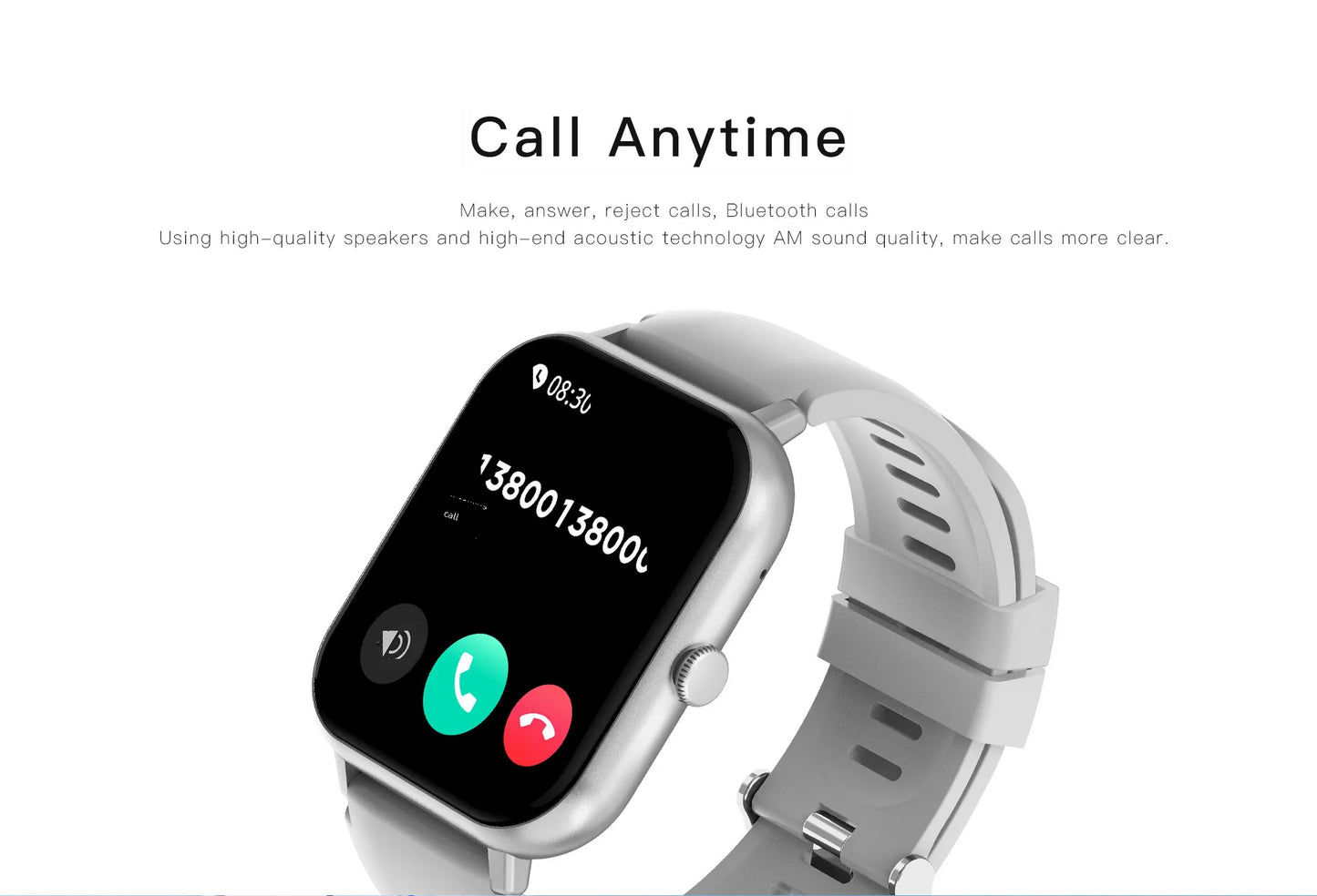 Reloj Inteligente Plateado