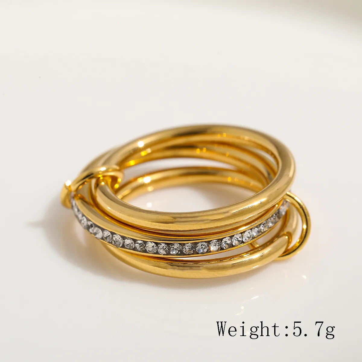 Anillo Triple Acero Inoxidable