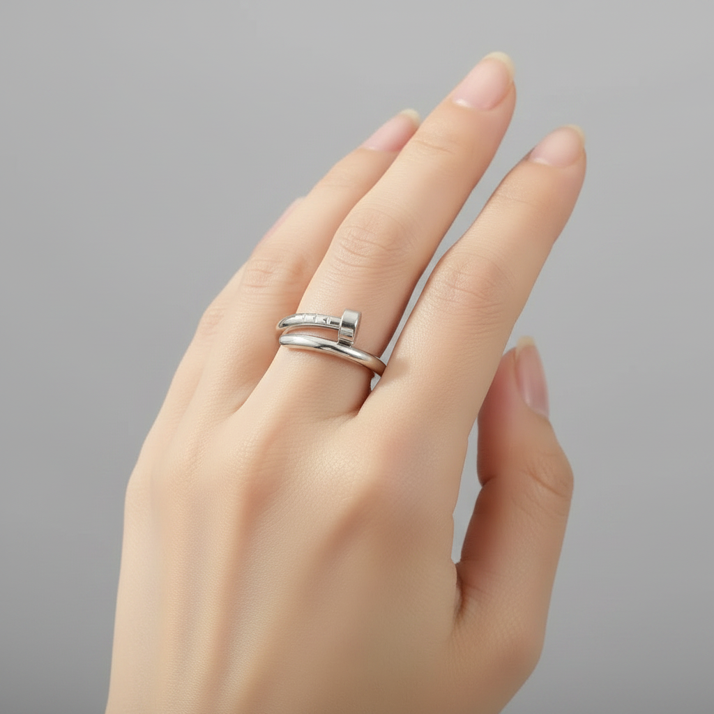 Anillo Clavo Acero Inoxidable