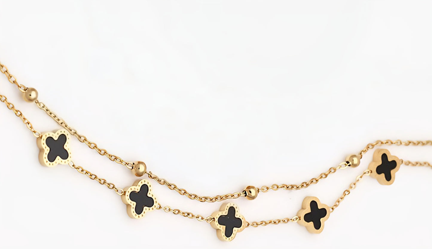 Pulsera Trébol Acero Inoxidable