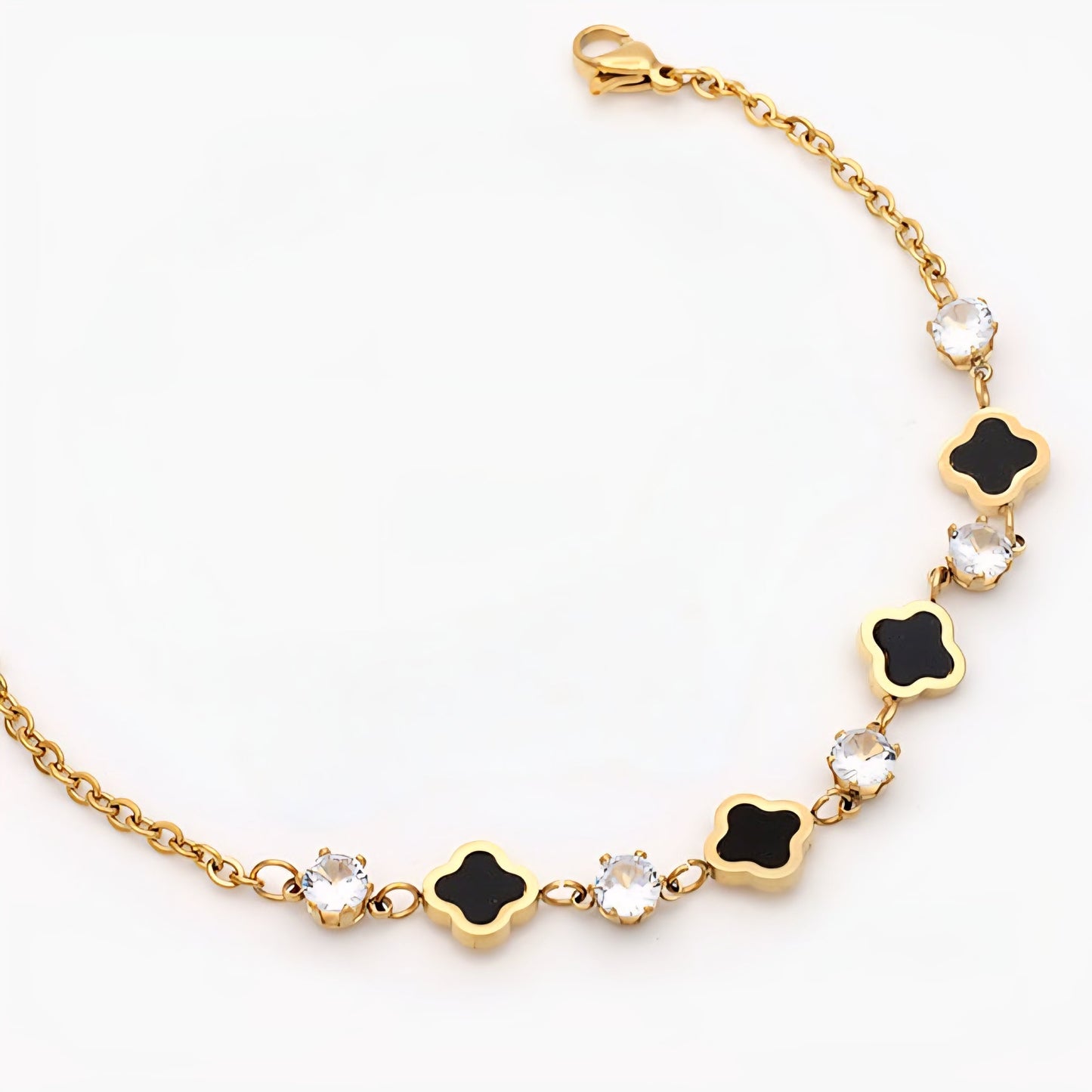 Pulsera Trébol Acero Inoxidable