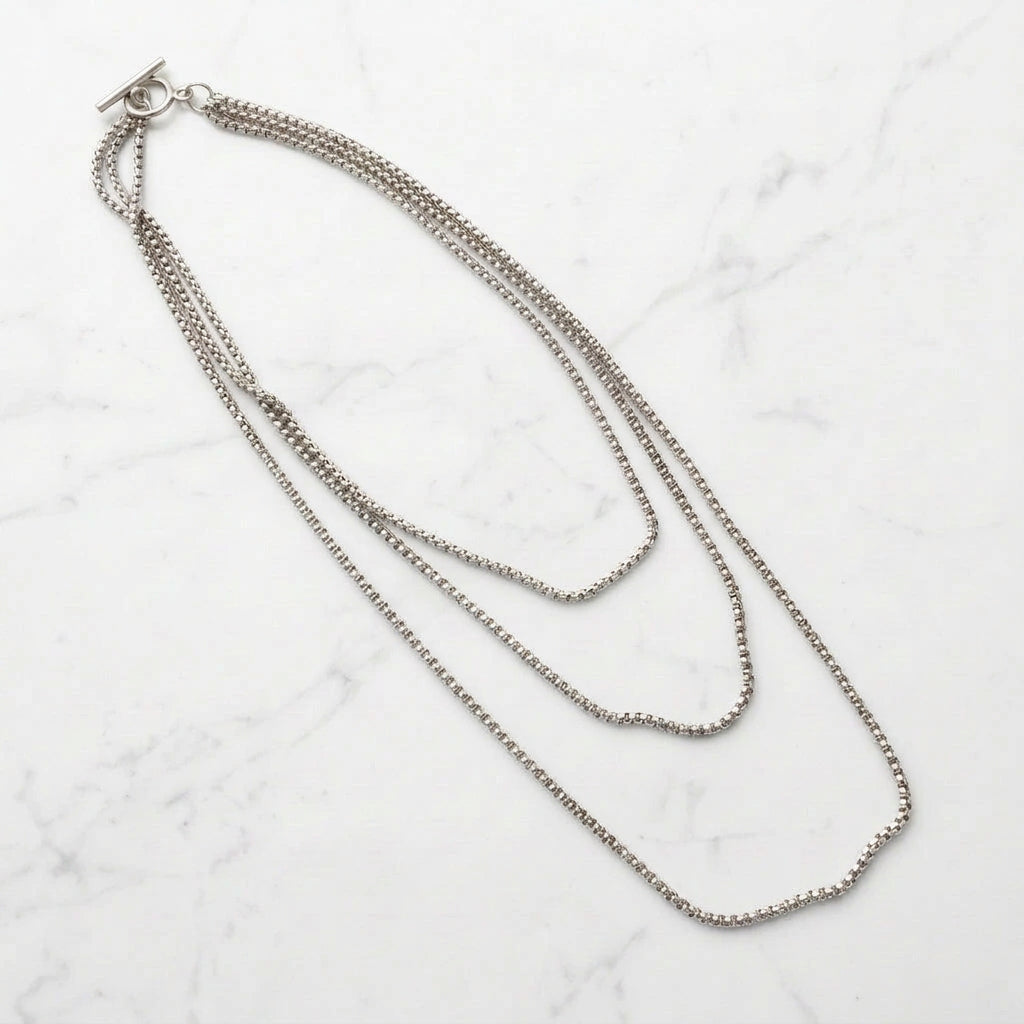 Collar Triple Acero Inoxidable
