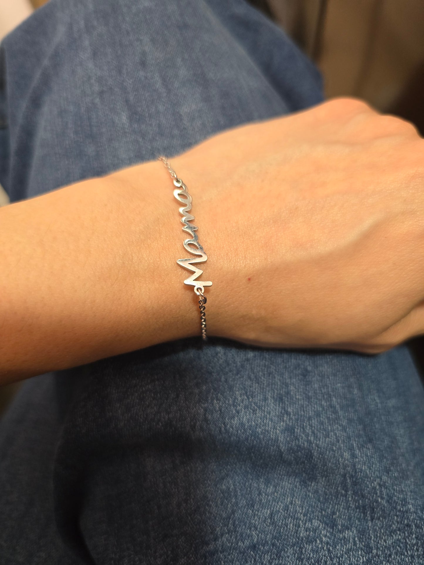 Pulsera Mamá Acero Inoxidable