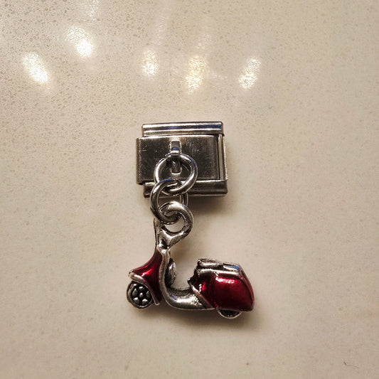 Charm Italiano Moto Acero Inoxidable