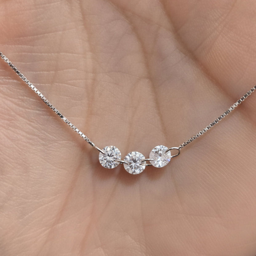 Collar Elegante Plata Esterlina