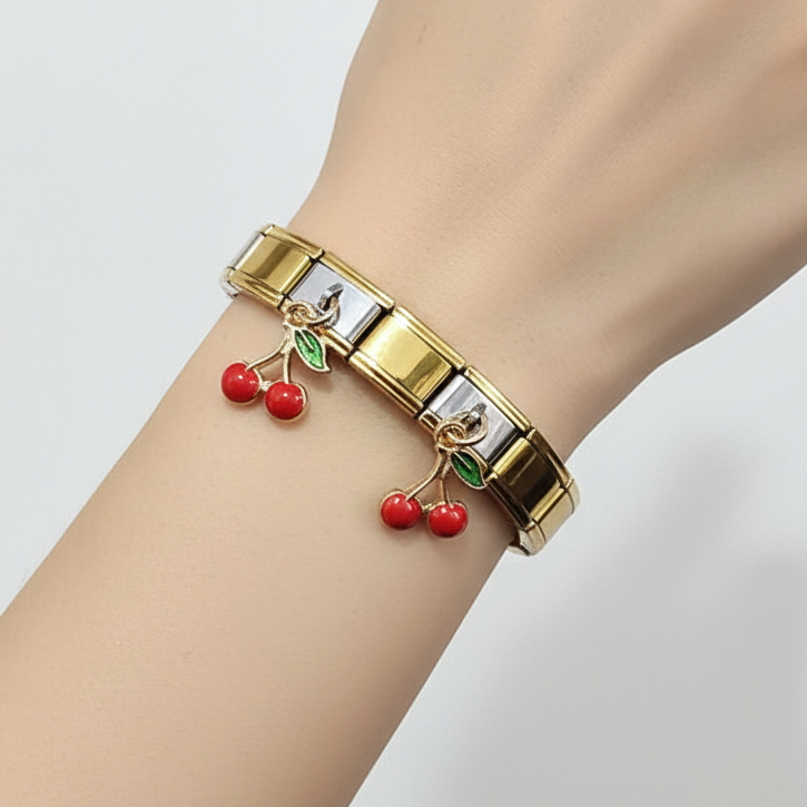Pulsera Italiana Cerezas